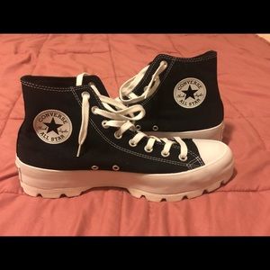 Converse Lugged All Stars Size 11 Platform High Tops Chuck Taylors Chucks RARE
